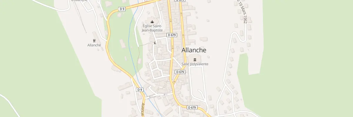 Plan du 7 Pas des Forgerons à Allanche