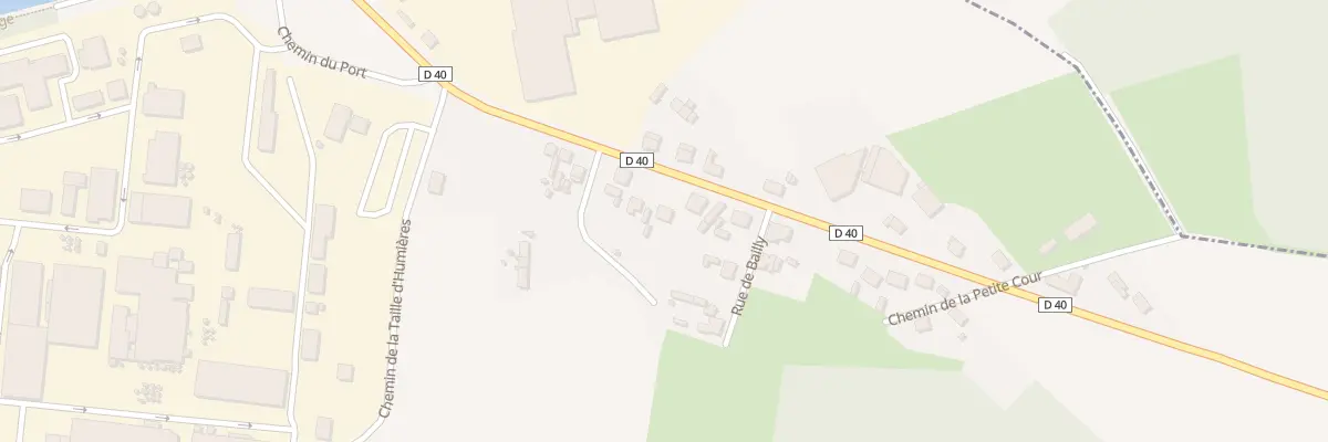 Plan du 782 Rue de Bailly à Ribécourt-Dreslincourt