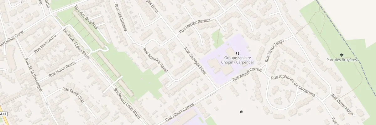 Plan du 2 Rue Maurice Ravel à Annœullin