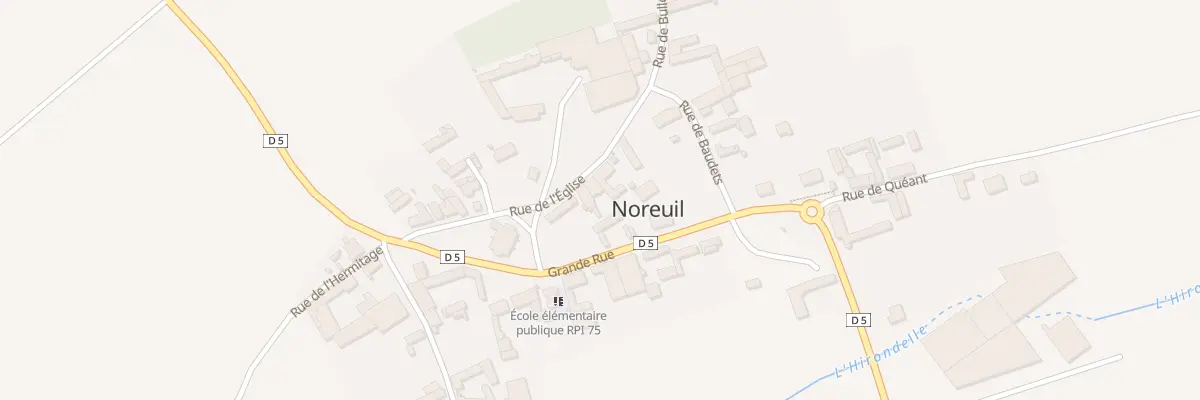 Plan du 13 Rue de l’Eglise à Noreuil