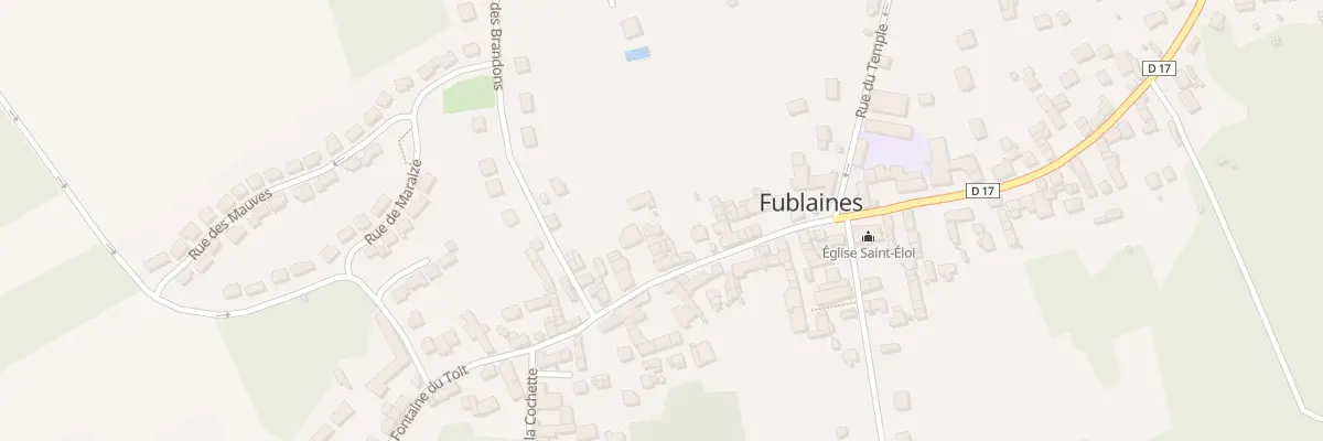 Plan du 36 Rue de la Fontaine du Toit à Fublaines