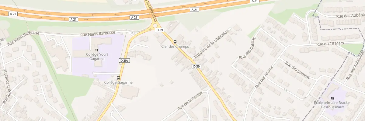 Plan du 43 Rue de la Libération à Montigny-en-Gohelle