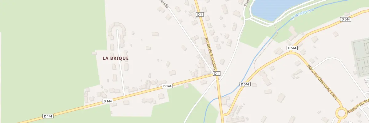 Plan du 1 Rte de la Feuille à Lurcy-Lévis
