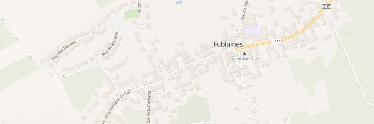 Plan du 28 Rue de la Fontaine du Toit à Fublaines