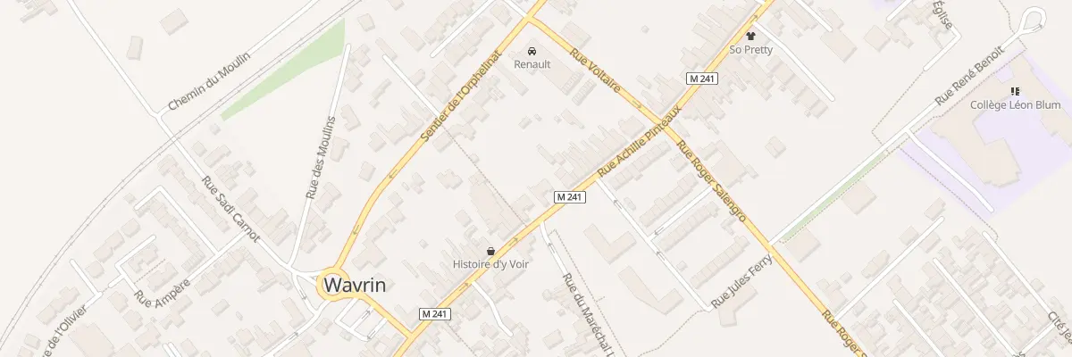 Plan du 69 Rue Achille Pinteaux à Wavrin