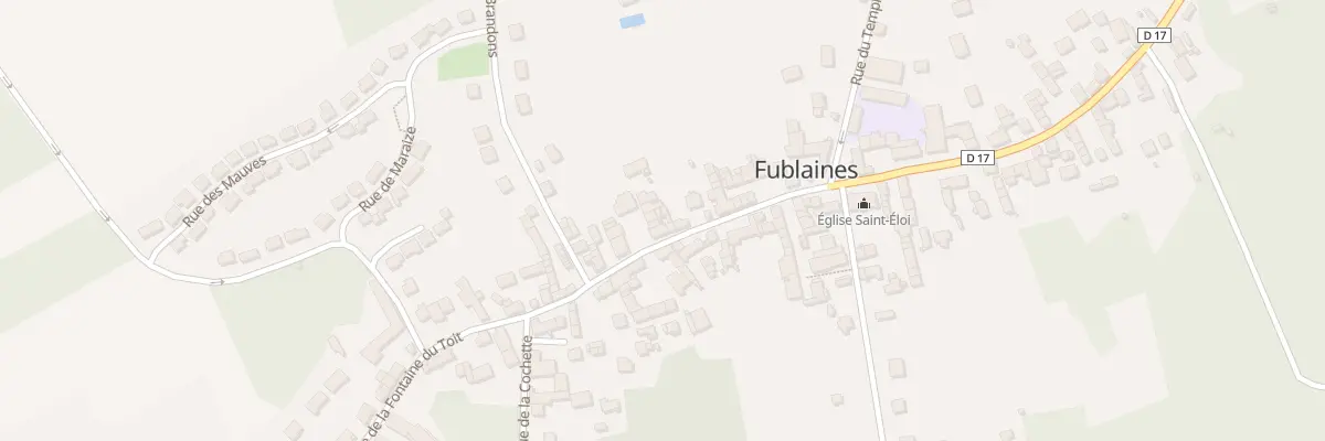 Plan du 30 Rue de la Fontaine du Toit à Fublaines