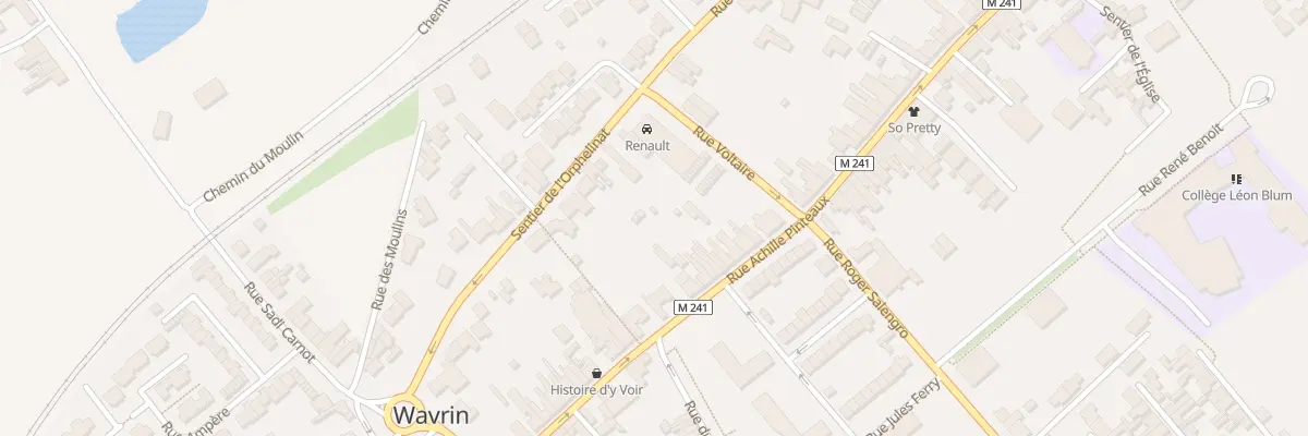 Plan du 79 Rue Achille Pinteaux à Wavrin