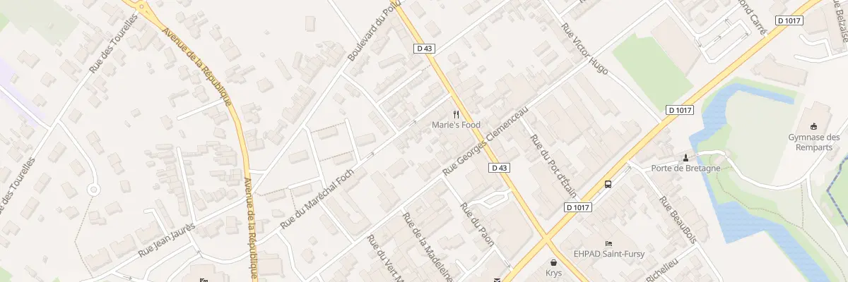 Plan du 30 Rue du Maréchal Foch à Péronne