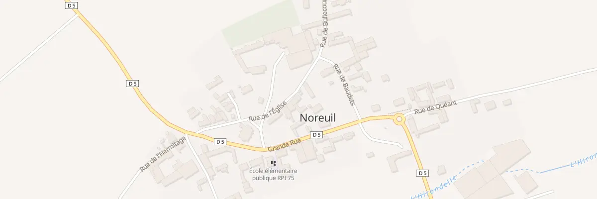 Plan du 13T Rue de l’Eglise à Noreuil
