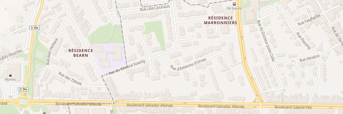 Plan du 345 Rue Max Dormoy à Hénin-Beaumont