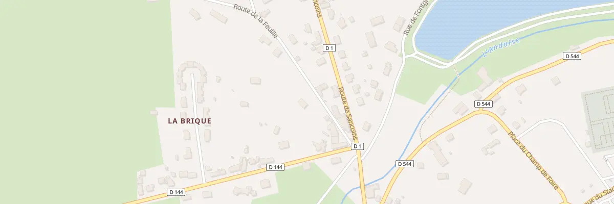 Plan du 9 Rte de la Feuille à Lurcy-Lévis