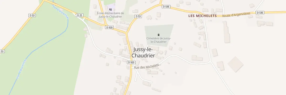 Plan du 11 Pl de l’Eglise à Jussy-le-Chaudrier