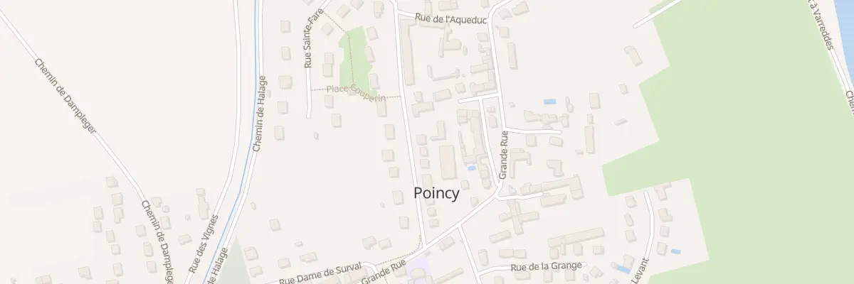 Plan du 6 Pl de l’Eglise à Poincy