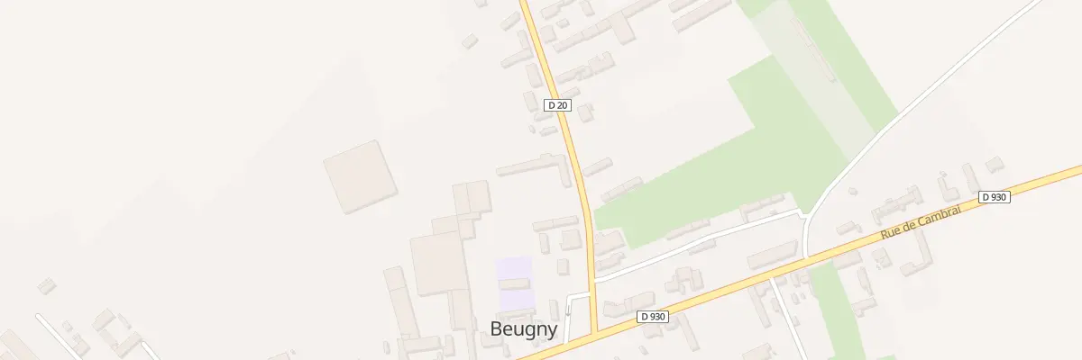 Plan du 3 Rue de Vaulx à Beugny