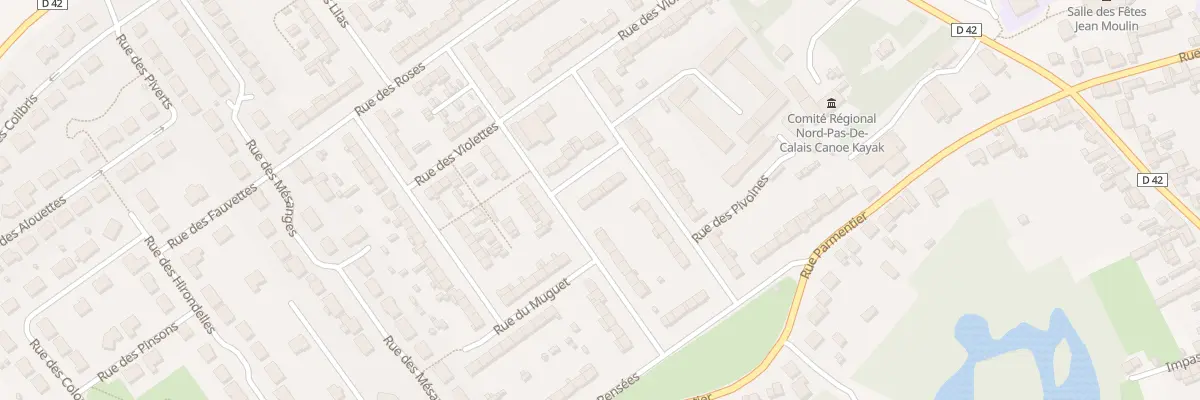 Plan du 5 Rue des Paquerettes à Biache-Saint-Vaast
