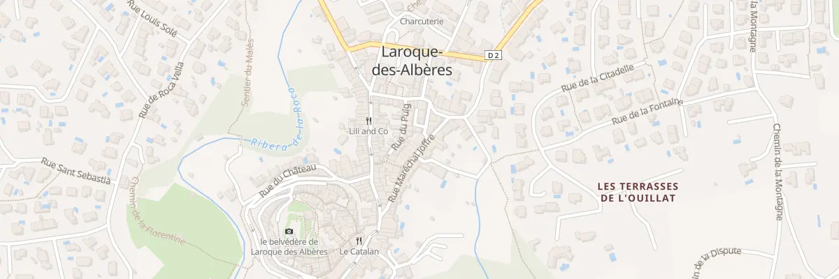 Plan du 23 Rue Mal Joffre à Laroque-des-Albères