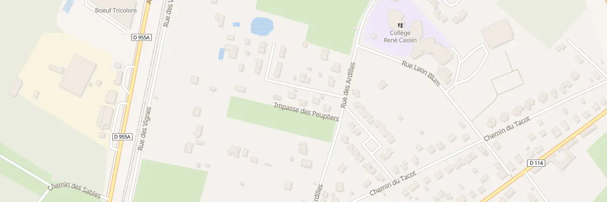 Plan du 6 Imp des Peupliers à Cosne-Cours-sur-Loire