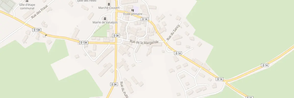 Plan du 5056 Le Bourg à Valuéjols