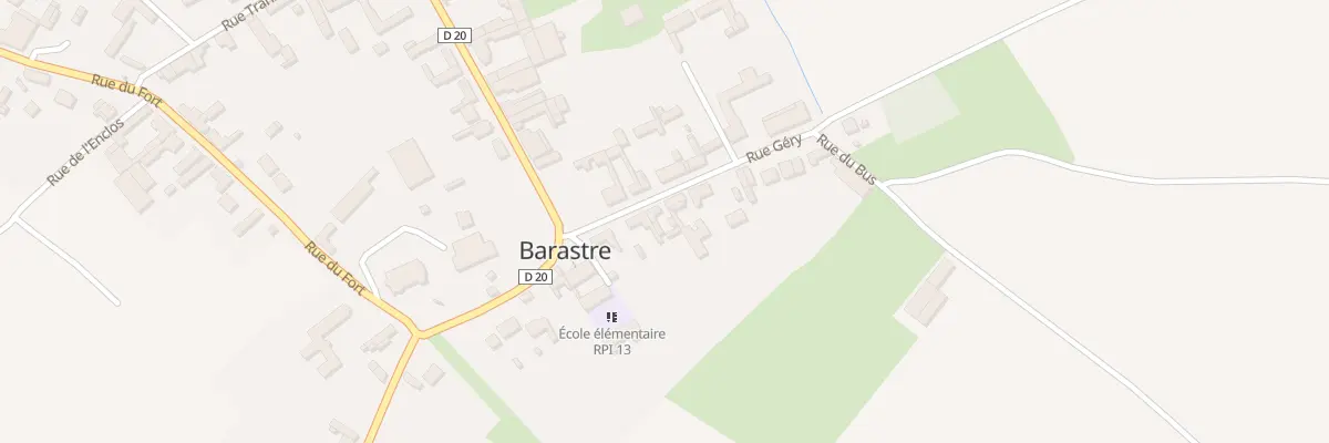 Plan du 16 Rue Géry à Barastre