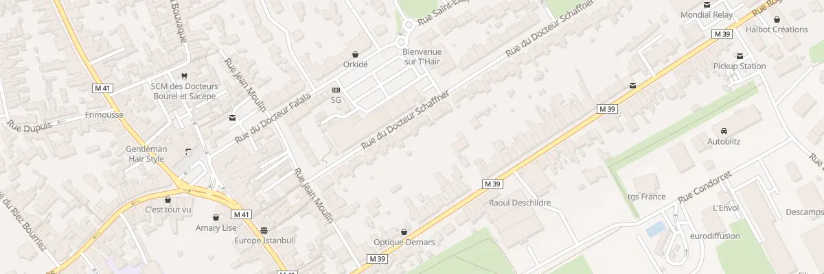 Plan du 20 Rue du Docteur Schaffner à Annœullin