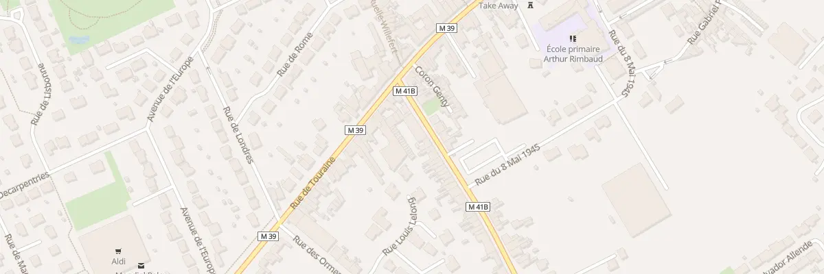 Plan du 2A Rue de Carvin à Annœullin