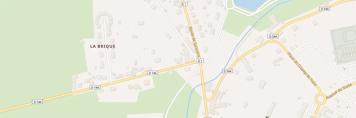 Plan du 2 Rte de Bloux à Lurcy-Lévis