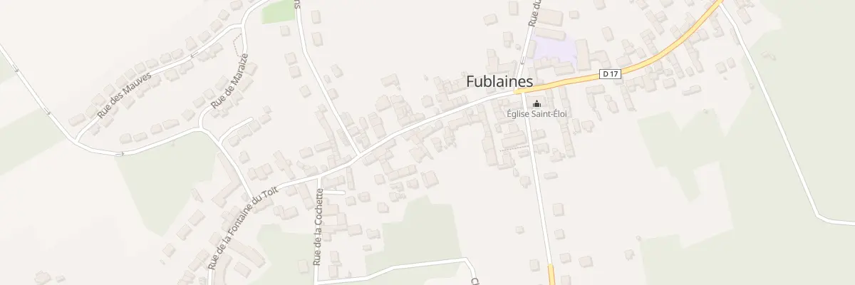 Plan du 25 Rue de la Fontaine du Toit à Fublaines