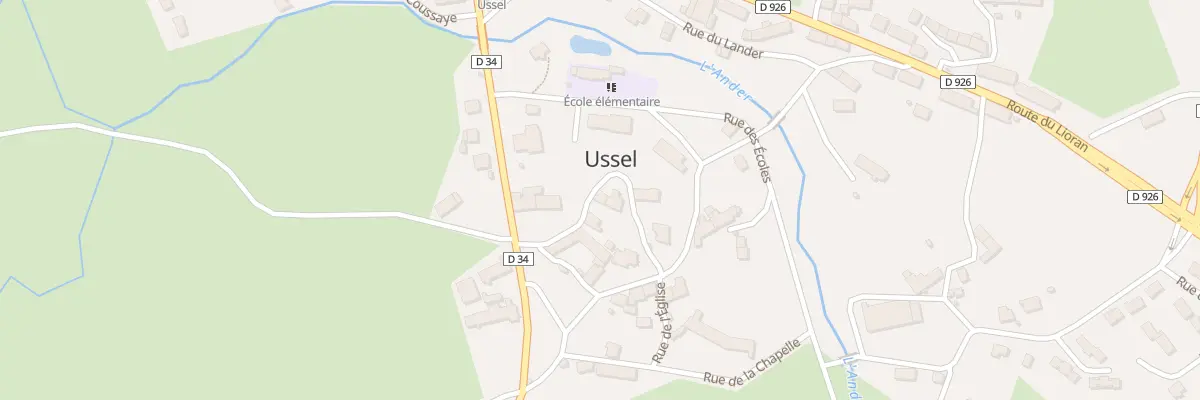 Plan du 4 Rue de la Celle à Ussel