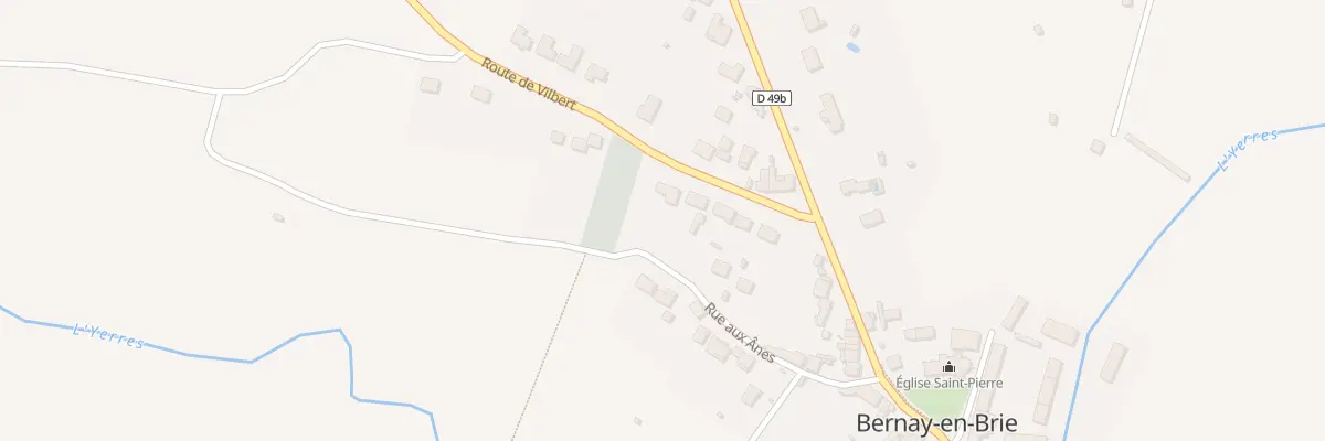 Plan du 9 Rte de Vilbert à Bernay-Vilbert