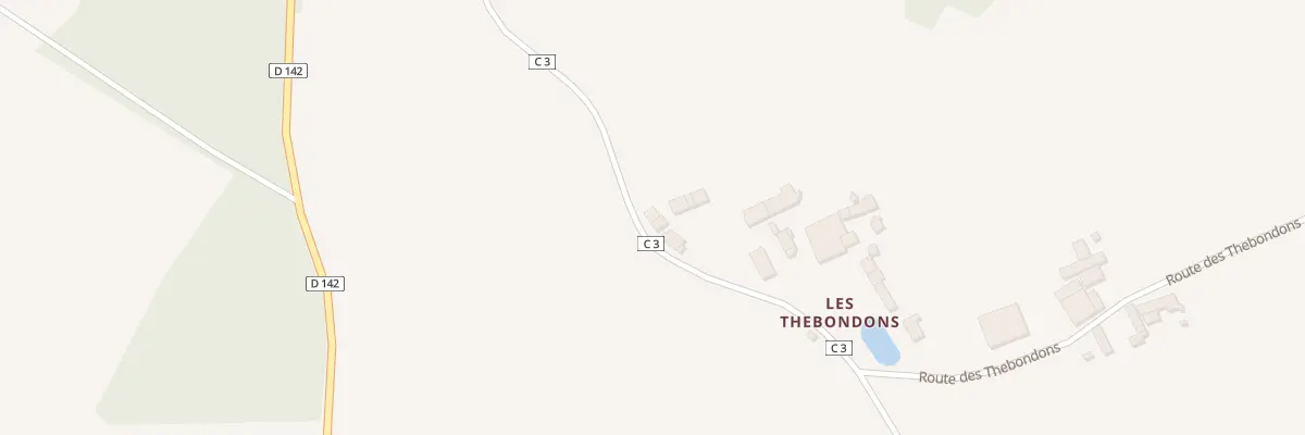 Plan du 23 Rte des Thebondons à Annay