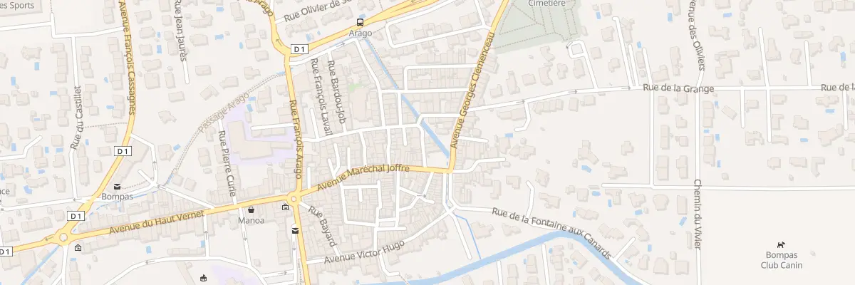Plan du 6 Rue du Moulin à Bompas