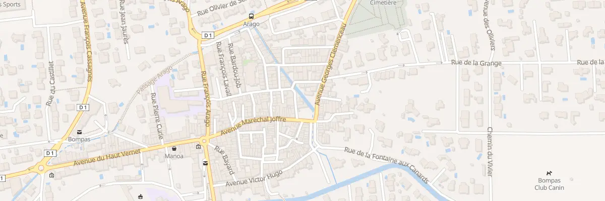 Plan du 8 Rue du Moulin à Bompas