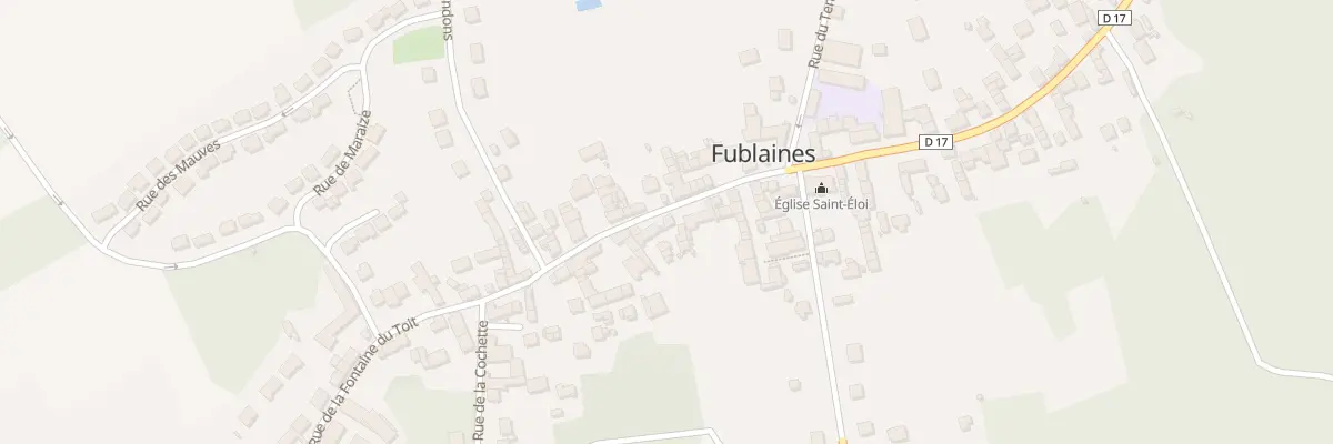 Plan du 23 Rue de la Fontaine du Toit à Fublaines