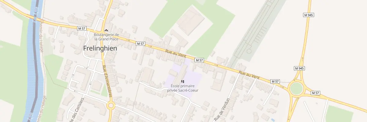 Plan du 61 Rue au Vent à Frelinghien
