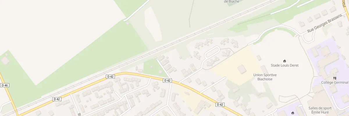 Plan du 25 Rue Gambetta à Biache-Saint-Vaast