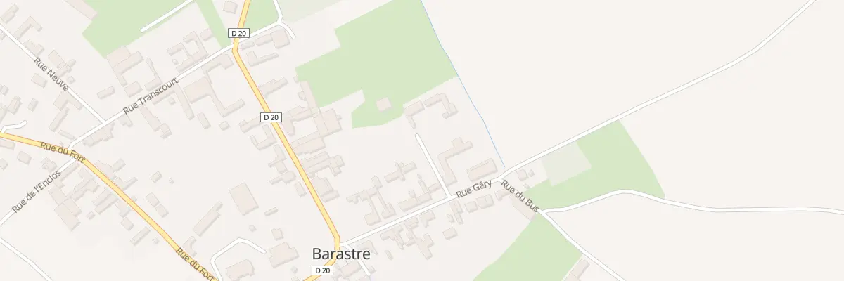 Plan du 11 Rue Géry à Barastre