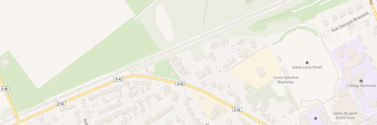Plan du 23 Rue Gambetta à Biache-Saint-Vaast