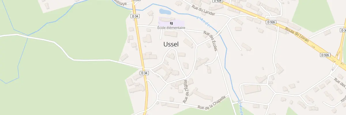 Plan du 6 Rue de la Celle à Ussel