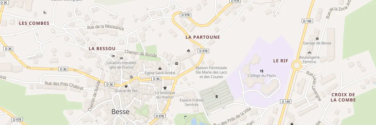 Plan du 32 Rte de Clermont à Besse-et-Saint-Anastaise