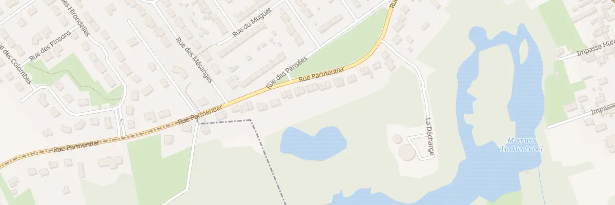 Plan du 44 Rue Parmentier à Biache-Saint-Vaast