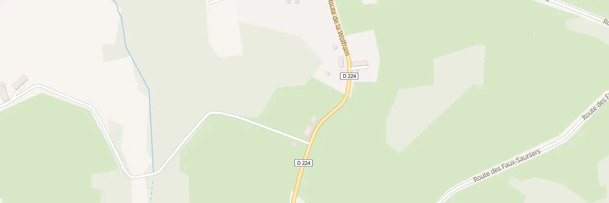 Plan du 27 Rte du Wolfram à Échassières