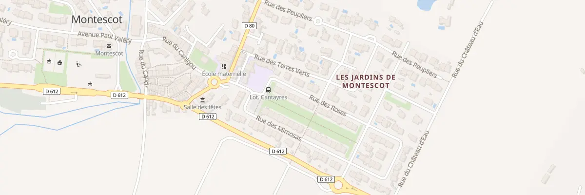 Plan du 7 Rue des Roses à Montescot
