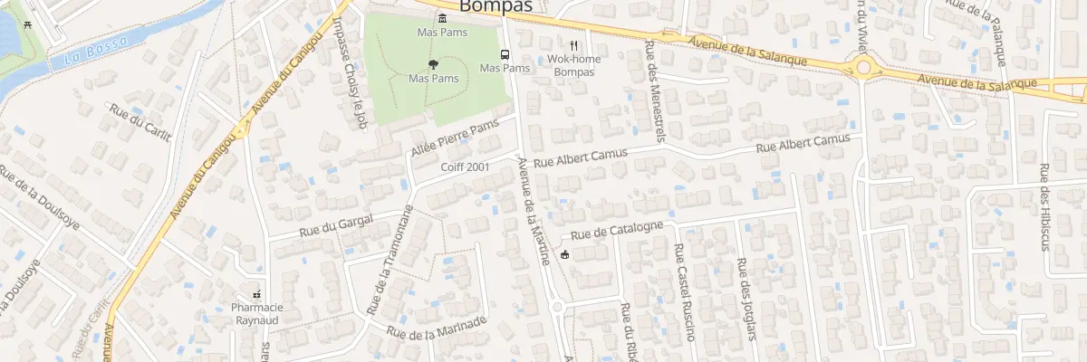 Plan du 1 Rue Albert Camus à Bompas