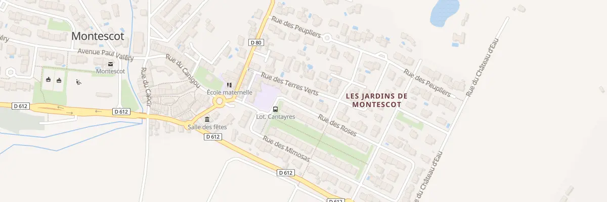 Plan du 6 Rue des Roses à Montescot