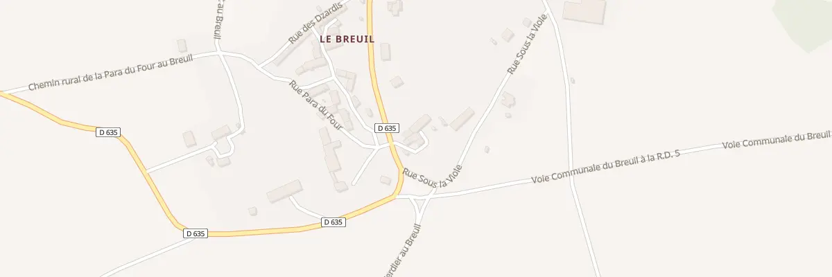 Plan du 5028 Le Breuil à Saint-Victor-la-Rivière