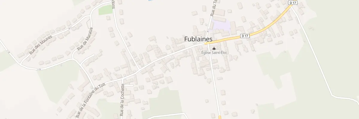 Plan du 17 Rue de la Fontaine du Toit à Fublaines