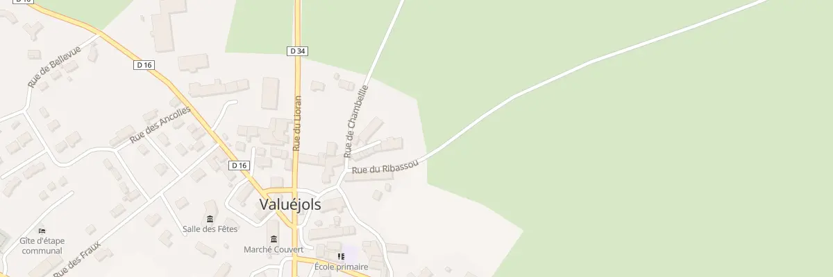 Plan du 5026 Le Bourg à Valuéjols