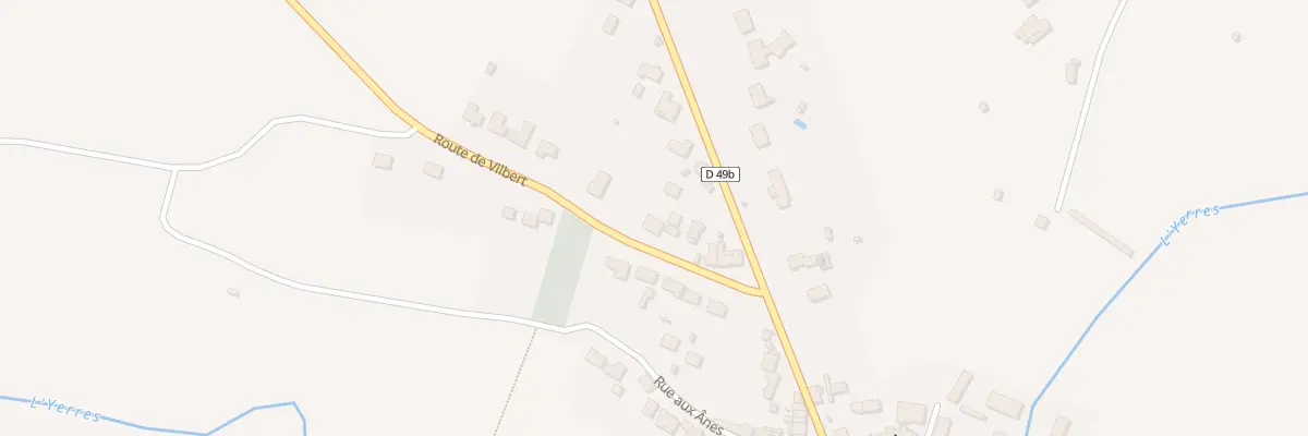 Plan du 8 Rte de Vilbert à Bernay-Vilbert