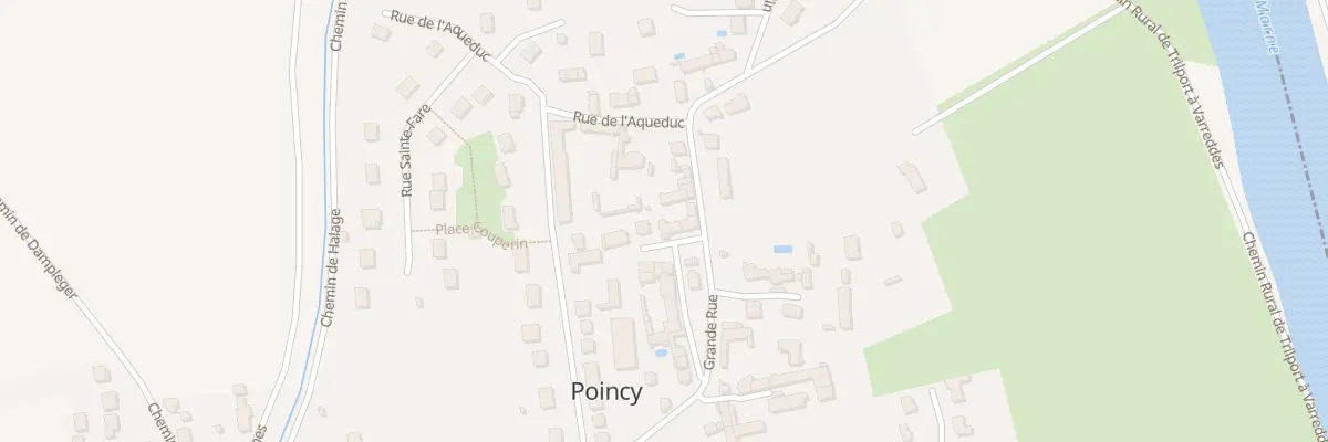 Plan du 2 Pl de l’Eglise à Poincy