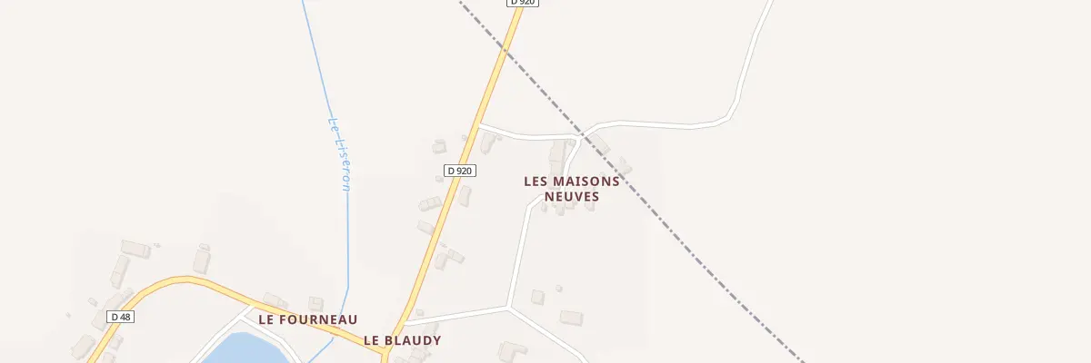 Plan du 1 Rue des Maisons Neuves à Précy